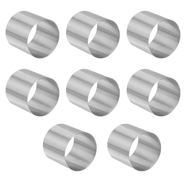 8 piezas Mini forma redonda Mousse Cake Biscuit Postre Molde DIY Herramientas para hornear