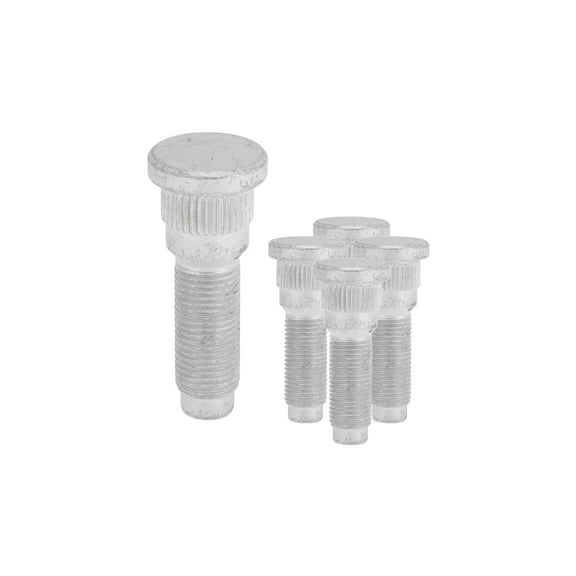 5 Pcs M12x1.25 Wheel Lug Stud for Jeep Liberty 2003-2007 Front Rear Wheel Stud Bolt Set No.981861/6036123AA Alloy Steel Silver Tone