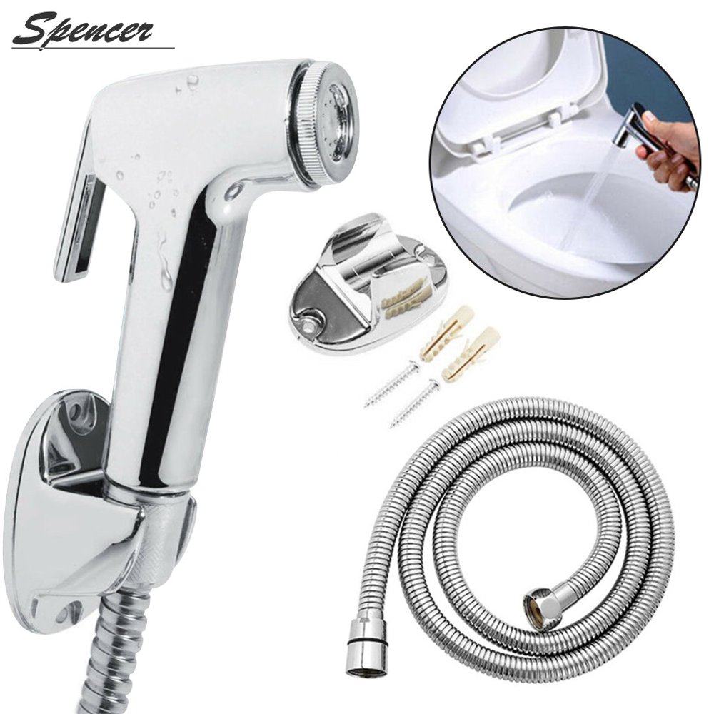 Spencer Portable Stainless Steel Handheld Bidet Shower Head Toilet