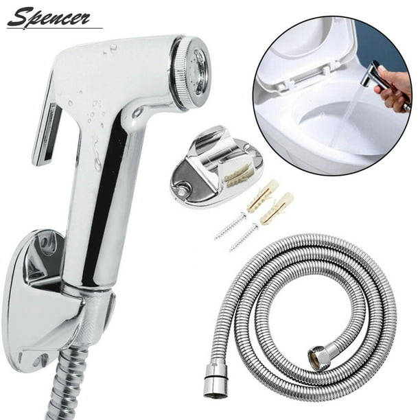 Spencer Portable Stainless Steel Handheld Bidet Shower Head Toilet