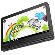 Restored Lenovo 2-in-1 Chromebook 300E 2nd Gen - 11.6 Intel Celeron N4000 4GB RAM 32GB Storage