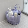 thumbnail image 7 of LEFXSMR Handheld Shower Basket, Reinforced Shower Caddy Portable for Toiletries, Bathroom Caddy for Dorm Gym Beach Swim Camping, Purple, 7 of 7