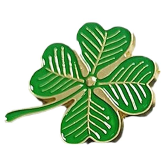 Aellinatey Elegant Lapel Pin Eye Catching Leaf Shaped Brooch Pin for Daily Wear Parties