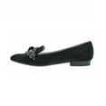 thumbnail image 2 of Bellini Womens Fabulous II Faux Suede Embellished Loafers, 2 of 6