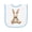 White and Light Blue, variant on Inktastic Vintage Plush Bunny Rabbit Baby Terry Cloth Bib