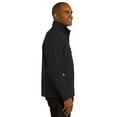 thumbnail image 2 of Port Authority TLJ317 Mens Tall Core Soft Shell Jacket, Black - 4XLT, 2 of 3