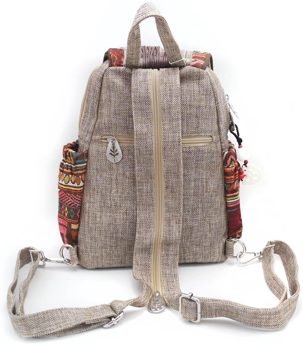 Backpack Purse For Women Casual Vintage Drawstring Anti  display picture 1