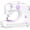 purple, variant on Beginner Sewing Machine, 12 Built-in Stitches with Foot Pedal, 2-Speed Control, Portable Mini Sewing Machine for Travel Use & Sewing Enthusiasts (black)