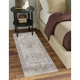 thumbnail image 4 of Unique Loom Portland Collection Area Rug - Canby (2' 7" x 10' Runner Ivory/Beige), 4 of 9
