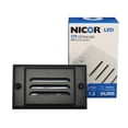thumbnail image 1 of NICOR Éclairage STP-10-120-HBK LED Step Light avec Façade Horizontale Noire, 1 of 2