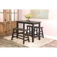 thumbnail image 4 of Pemberley Row Mahogany Black Bench Rectangular 33" Unassembled, 4 of 5