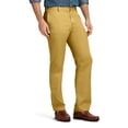 thumbnail image 2 of Pantalones chinos IZOD American Slim Fit Flat Front Khaki, 2 of 6