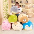 thumbnail image 2 of Kawaii Corner Bio almohada dibujos animados japoneses Sumikko Gurashi peluche cerdo oso gato pingüino muñeca juguetes para niños niñas regalo zhangyuxiang LED, 2 of 2