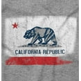 thumbnail image 2 of State of California Distressed Flag Hoodie Sweatshirt Women Men Brisco Brands S, 2 of 6