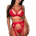 thumbnail image 3 of uublik Valentines Lingerie Set for Women Bodysuit Lace Plus Size Sexy Naughty Babydoll, 3 of 5