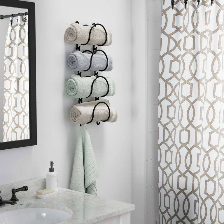 Avocrafts Bathroom Wall Towel Rack, Bathroom Organization, Bath Towel  Holder, Wall Towel Storage, Mounted Towel Rack Holder