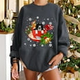 thumbnail image 2 of Fesfesfes Ugly Xmas Sweater Women's Tops Winter Christmas Dog Classic Printing Pullover Loose Sweatshirt On Sale, 2 of 6