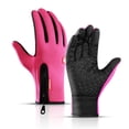 thumbnail image 1 of Guantes de terciopelo para deportes al aire libre, de otoño e invierno, para hombres y mujeres, con pantalla táctil, cálidos, resistentes al agua y al viento, 1 of 5