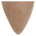 thumbnail image 4 of Lust For Life California Taupe Suede Over Knee Mid Heel Almond Toe Dress Boot (Taupe Suede, 10), 4 of 5