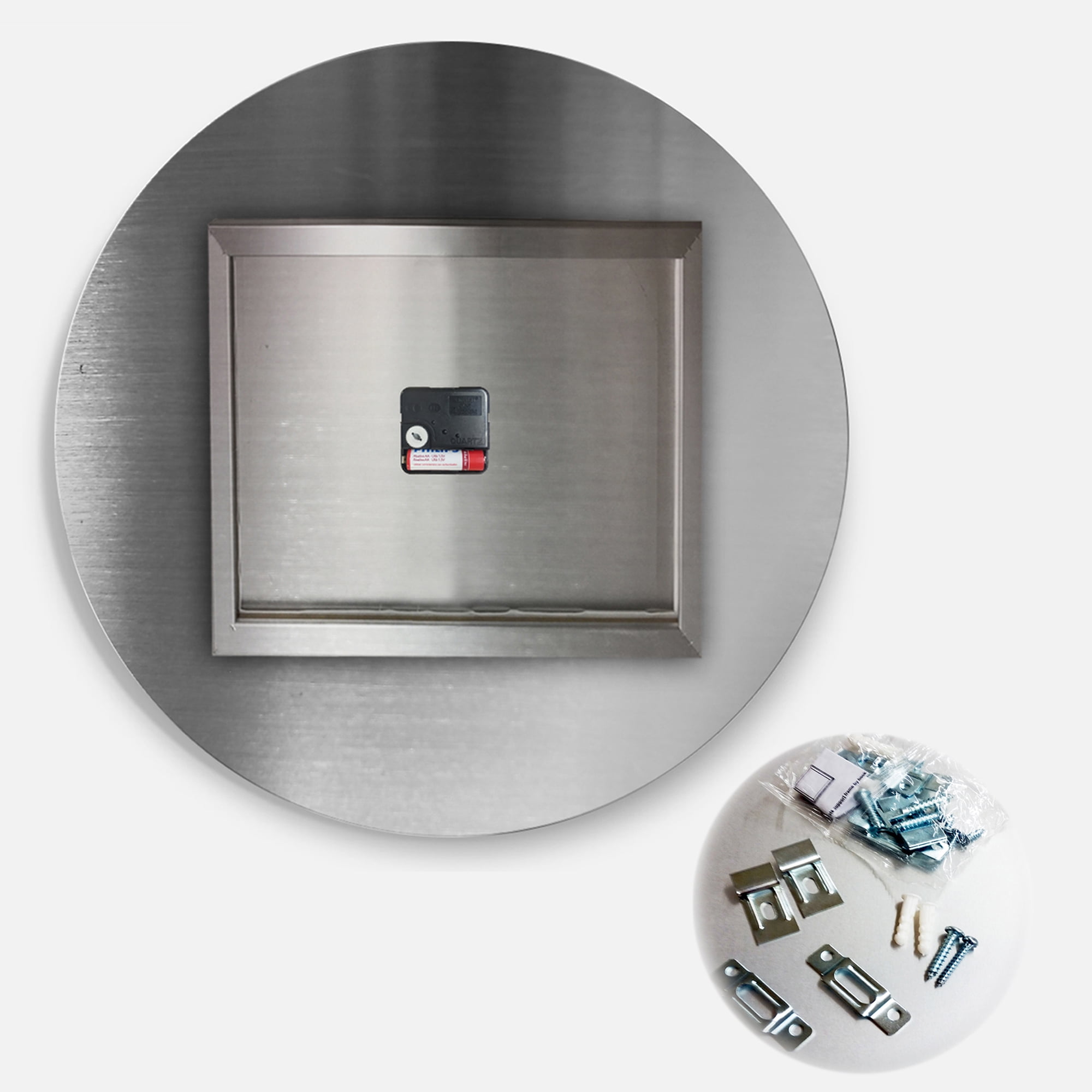 Designart 'Three Potted Houseplants' Traditional Wall Clock