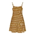thumbnail image 4 of Eltusu Girls Casual Dresses, Crew Neck Summer Fashion Sleeveless Kids Clothes Yellow Size 4-5 T, 4 of 6