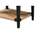 thumbnail image 5 of Baxton Studio Freya Modern Bohemian Black Finished Bayur Wood End Table, 5 of 6
