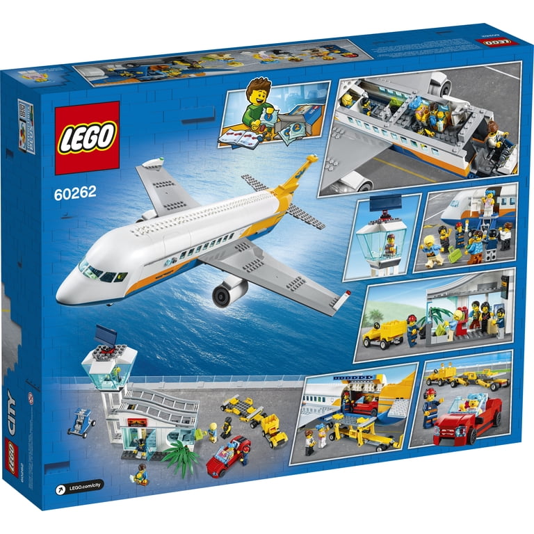 LEGO City Passenger Airplane 60262, Big Aircraft Set for Kids 6+