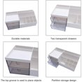 thumbnail image 2 of Makeup Organizer, Desk Organizer, Vanity Organizer, Cosmetic Storage Organizer, Desk Storage Box, Mini Desk Storage for Office Supplies, Bathroom Counter or Dresser, Blue, 2 of 7