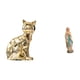 thumbnail image 1 of Elegante Escultura Felina, Figura Artística De Resina, Adorno De Animal Y Santa Dama Para Chimenea, Escritorio, Oficina O Coche., 1 of 8
