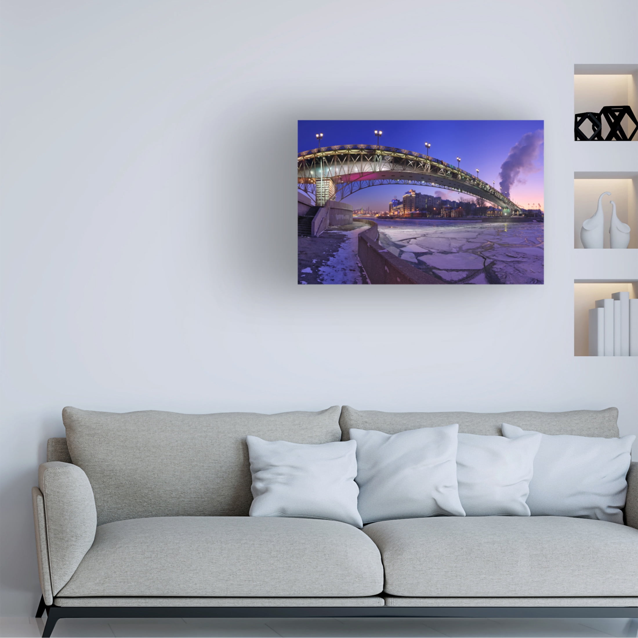 Canvas Wall Art - Vladislav Ponomarev 'Frozen' Wall Art for Living Room, Bedroom, or Office D?cor by Trademark Fine Art - 19 x 12 Inches