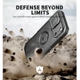 thumbnail image 2 of Dexnor for iPhone 17 Pro Max Case with Slide Camera Cover & Foldable Kickstand & Built-in Screen Protector,Compatible with MagSafe Shockproof Bumper Case Heavy-Duty Magnetic Protective Cover,Black, 2 of 7