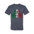 thumbnail image 2 of Wild Bobby Mexican Queen Latin Pride Men Graphic Tee, Vintage Heather Blue, 3X-Large, 2 of 5