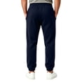 thumbnail image 5 of Baggy Joggers Men Sweatpants Lounge Casual Jogging Pants Cuffed High Waist Drawstring 2 Deep Pockets Workout Fashion Streetwear Soft Athletic Loose Joggers Pants Navy L, 5 of 9