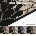 thumbnail image 6 of MeyJey 2'x8' Runner Rug for Hallway, Floral Non Slip Washable Rug for Entryway, Kitchen, Laundry Room, Black Beige, 6 of 7