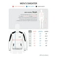 thumbnail image 7 of Hat and Beyond Men's Fashion Synthetic Snake Hide Shoulder Accents Pullover Sweatshirt, 7 of 7