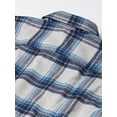 thumbnail image 2 of Yarn-Dyed Long Sleeve Flannel Shirt, XL, GreyBlue, 2 of 3