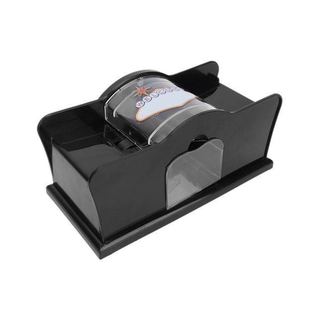 Card Shuffler, Mute Safe Portable Playing Card Manual Shuffler Compact For Family Gathering For Red,Black