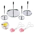 thumbnail image 3 of Craftsmanship In Your Kitchen: Decorative Baking Tools For Icing Flowers, Cake Flower Nail And Flower Lifters, Ideal For Royal Icing Roses, Cake Decoration Tool For Beginners And Professionals, 3 of 8