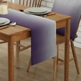 thumbnail image 3 of Table Runner 72 Inches Long for Kitchen Dining, Grey Purple, Dresser Scarf Farmhouse, Dining Table Decorations for Wedding/Parties, Gradient Ombre Modern Abstract Color Art 18 x 72 In, 3 of 9