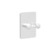 thumbnail image 1 of Cateissary Soporte para afeitadora montado en la pared, soporte de almacenamiento de plástico para el hogar de Color sólido profesional, estante de Juegos de accesorios de baño Blanco Cateissary HA078748-01, 1 of 6