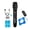 Black, variant on Dolphin MCX11 UHF Wireless Microphone for Karaoke, Singing, PA, Parties, Events, All-Metal, DSP, Long Range | Rechargeable, 50 Channels, Anti-Interference (Blue)
