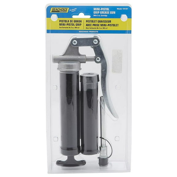 Seachoice 19197 Mini Grease Gun with 3 oz Cartridge
