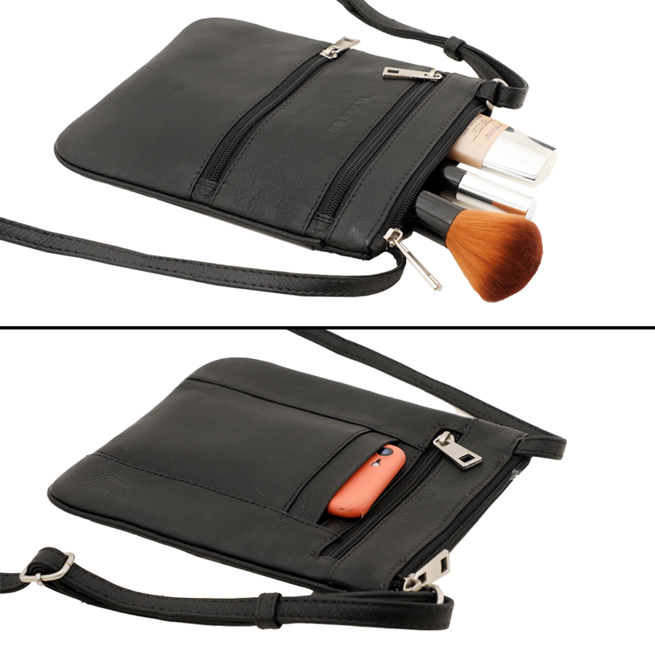 Leather Crossbody Bags For Women-Shoulder Strap Women Purses Travel Handbags