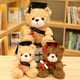 thumbnail image 5 of Muñeco de peluche de oso con sombrero de doctor Muñeco de oso de doctor para graduación Regalo conmemorativo de la temporada de graduación, 5 of 6