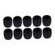 thumbnail image 5 of Fundas protectoras para micrófono inalámbrico, paravientos, portátil, de espuma gruesa. 10 unidades negras, 5 of 9