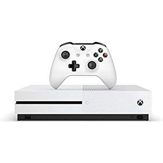 Restored Microsoft Xbox One S 500GB Console, White