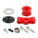 thumbnail image 3 of Perilla de cambio de marchas Irfora Kit de bujes de conexión de cambio rojo con pasador, reemplazo de perno de clip en C para Acura Integra Honda Civic/Crx con intercambio de la serie B Irfora Perilla de cambio de marchas, 3 of 7
