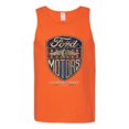 thumbnail image 2 of Wild Bobby, 1983 Vintage Distressed Ford Motors Legendary Power Cars and Trucks Mens Graphic Tank Top, Orange, Medium, 2 of 3