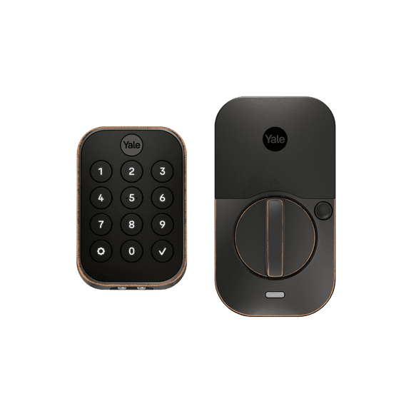Yale Assure Lock 2E Key-Free Pushbutton Lock with Wi-Fi, Oil Rubbed Bronze, Oil Rubbed Bronze