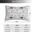 thumbnail image 2 of Rateoe Back To School Pattern Decorative Pillow Case,Throw Pillow Covers,Plush Pillow Cover,Soft Pillow Case,Velvet Pillow Case-14"x20", 2 of 5